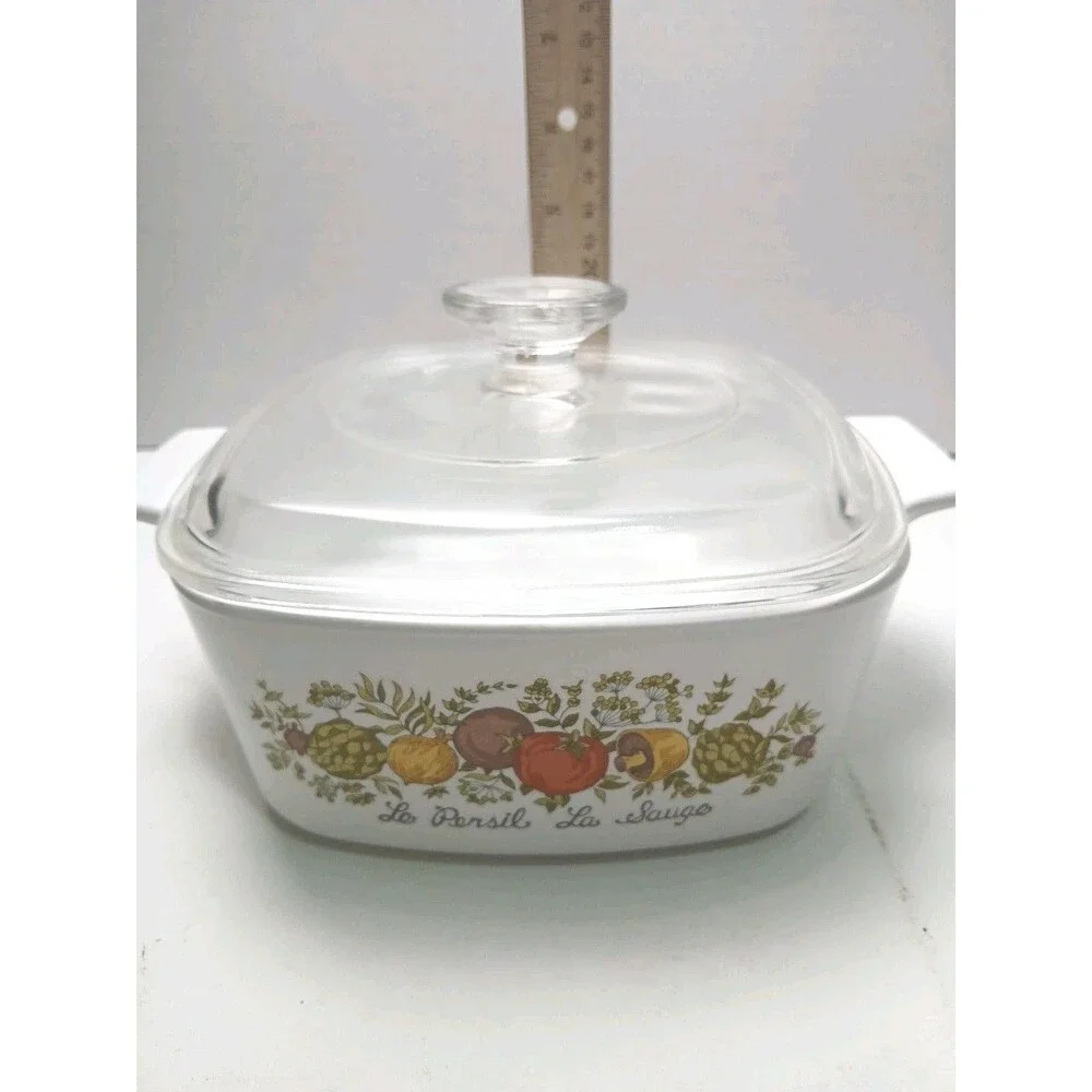CorningWare Casserole Spice Of Life Le Persil La Sauge 1.5 Qt A-1 1/2-B W/ Lid